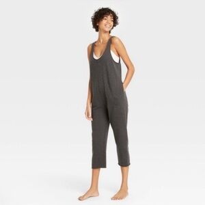 COLSIE Womans Size M Sleeveless Fleece Lined Lounge Playsuit Jumpsuit ✨